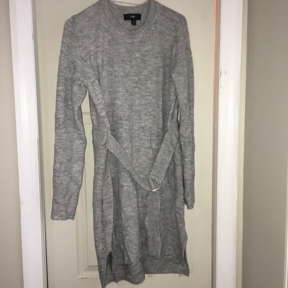 Gray Sweater Dress